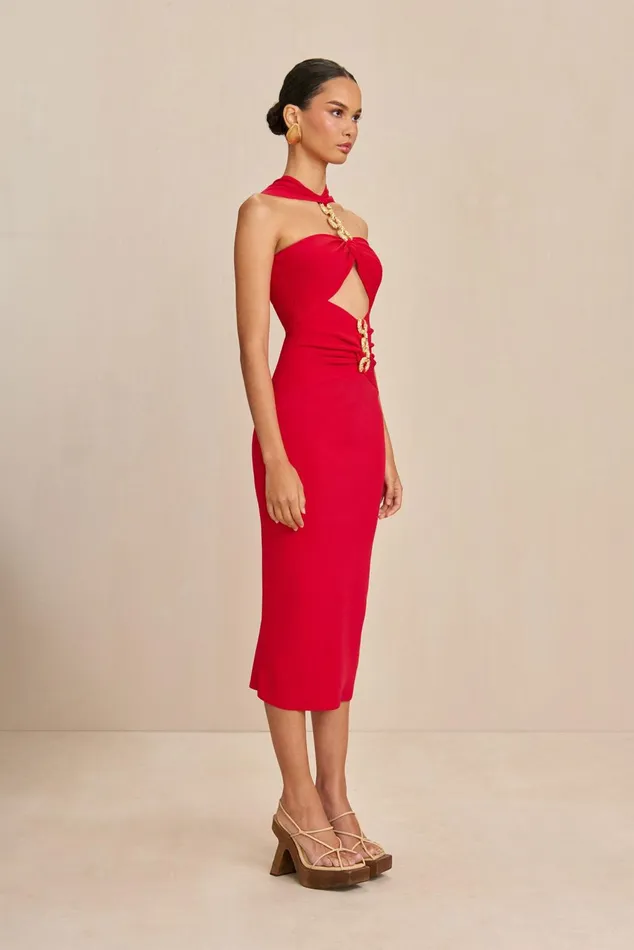 Cult Gaia Cristos Knit Dress Lollipop Women Dresses