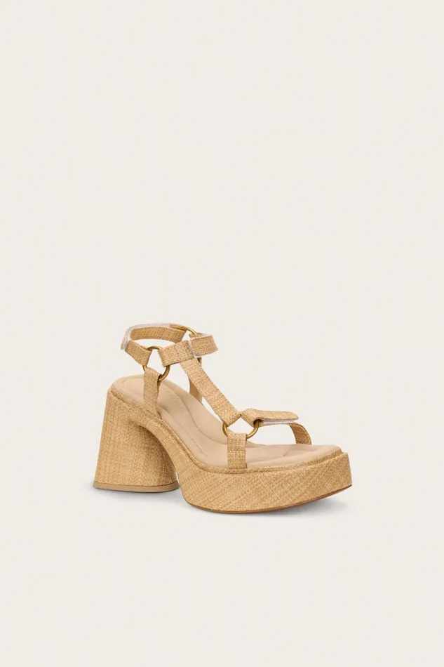 Cult Gaia Erin Sandal Natural Women Platforms