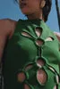 Cult Gaia Franco Knit Dress Malachite Women Dresses Cult Gaia Franco Knit Dress Malachite Women Dresses