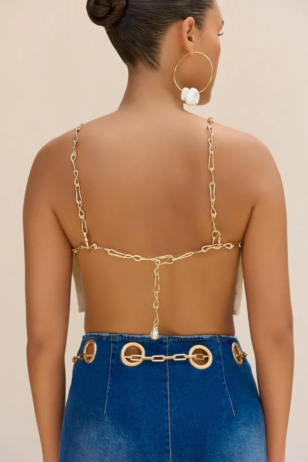 Cult Gaia Hailey Top Off White Women Tops