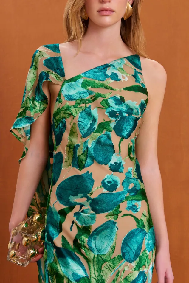 Cult Gaia Iker Dress Seamoss Multi Women Dresses