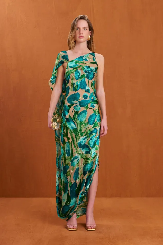 Cult Gaia Iker Dress Seamoss Multi Women Dresses