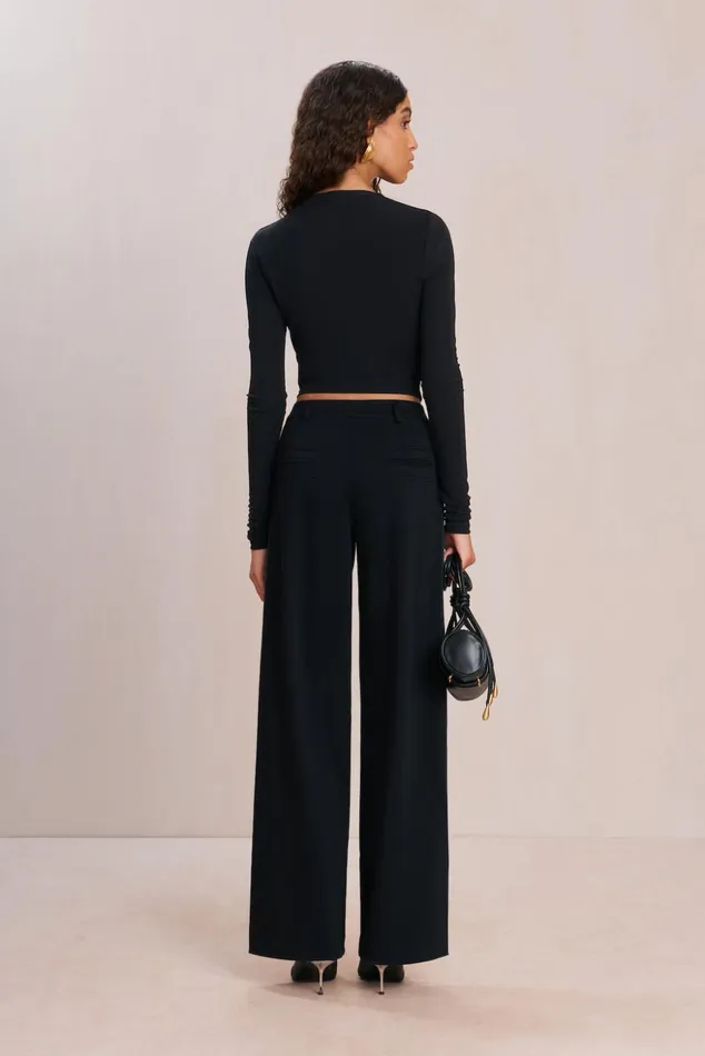 Cult Gaia Laia Top Black Women Tops