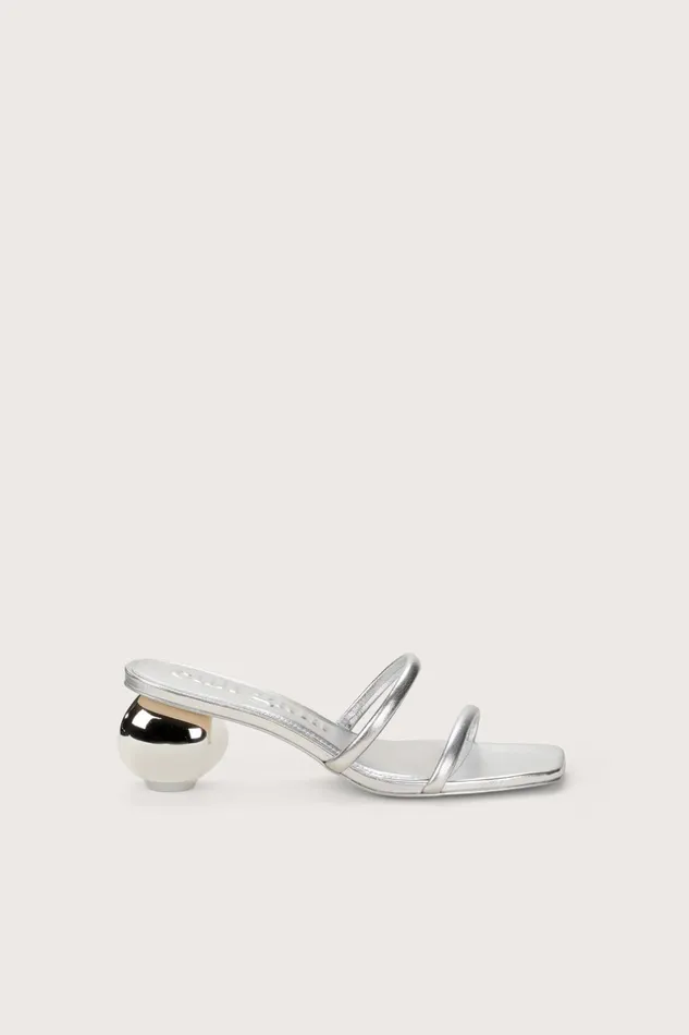 Cult Gaia Leora Sandal Silver Women Sandals