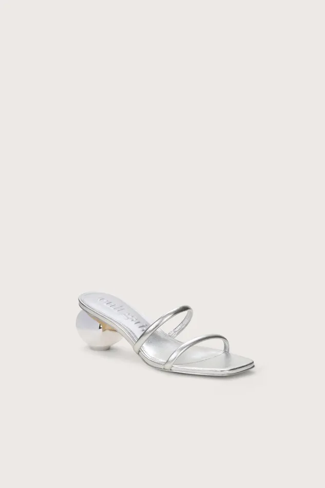 Cult Gaia Leora Sandal Silver Women Sandals