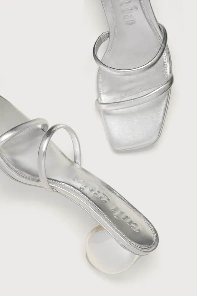 Cult Gaia Leora Sandal Silver Women Sandals