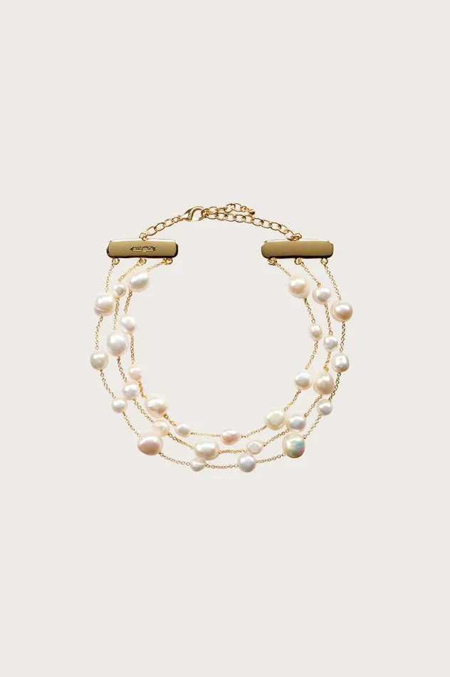 Cult Gaia Nyala Choker Pearl Women Necklaces