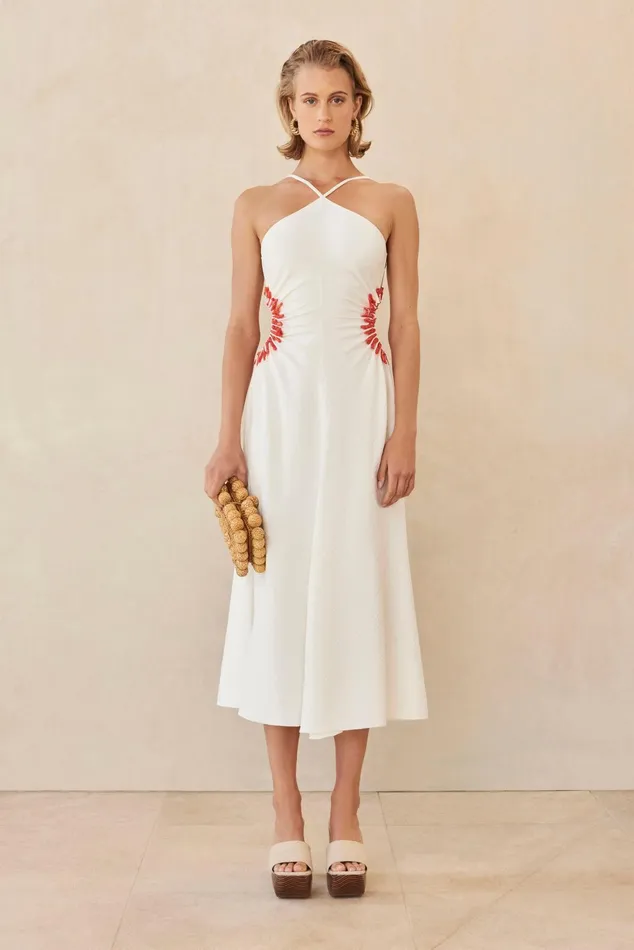 Cult Gaia Silvia Dress Off White Women Dresses Cult Gaia Silvia Dress Off White Women Dresses