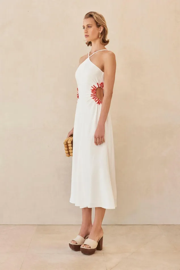 Cult Gaia Silvia Dress Off White Women Dresses Cult Gaia Silvia Dress Off White Women Dresses