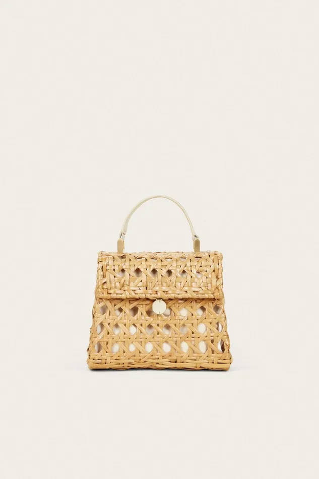 Cult Gaia Sybil Crossbody Bag Natural Women Crossbody Bags