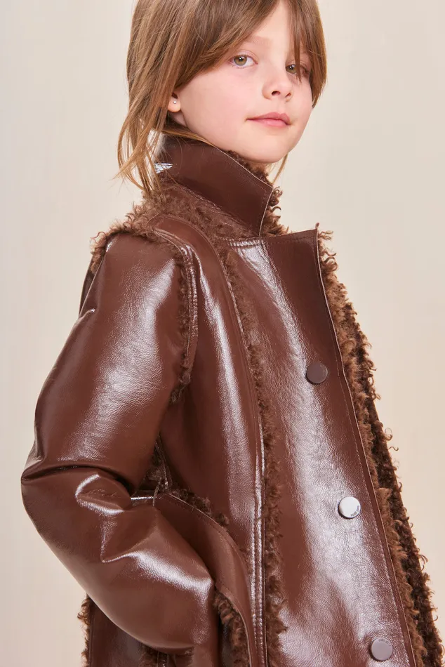 Cult Gaia Tili Coat Java Kids Tops