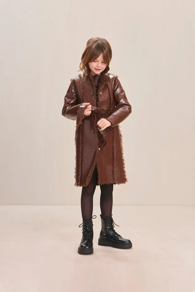 Cult Gaia Tili Coat Java Kids Tops