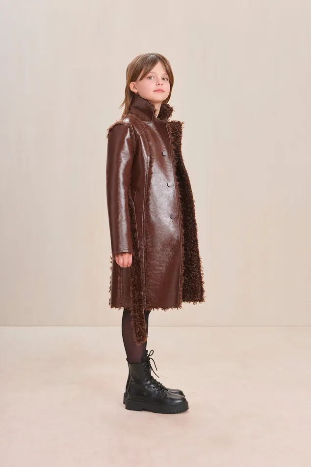 Cult Gaia Tili Coat Java Kids Tops