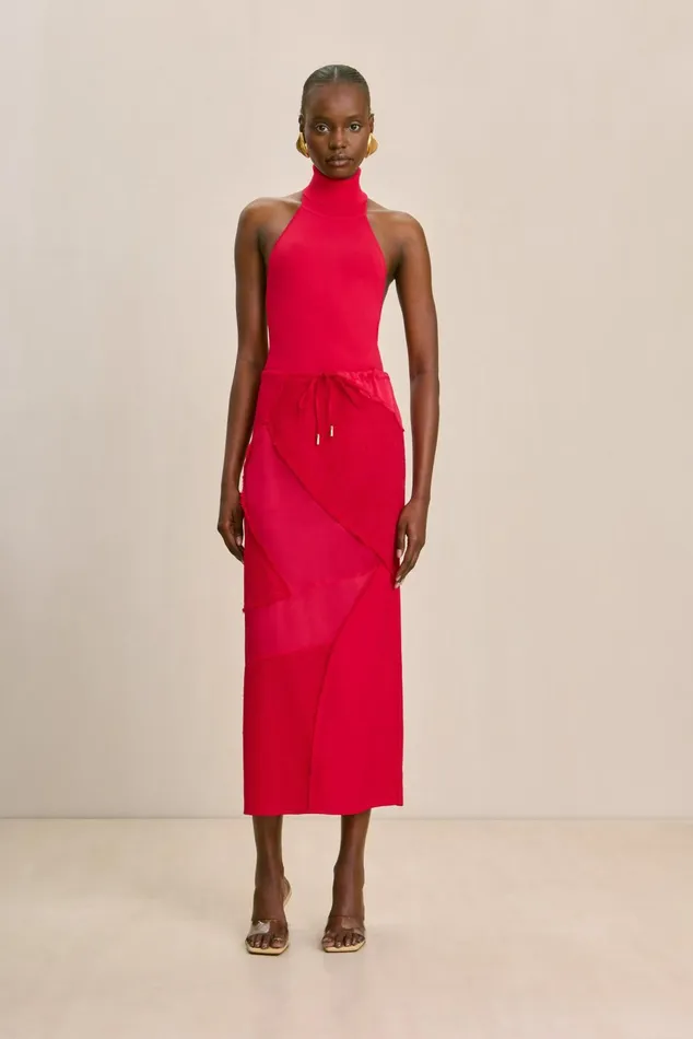 Cult Gaia Wake Knit Top Lollipop Women Knits
