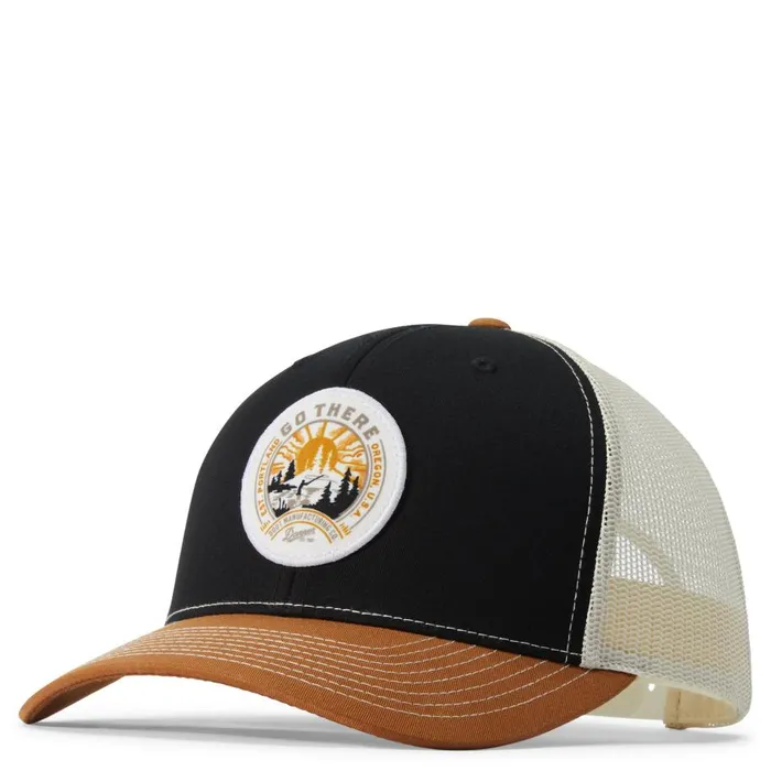 Danner Hats and Beanies Go There Trucker Cap Blackbirchcaramel 8211 Flyfisher 8211 MenWomen