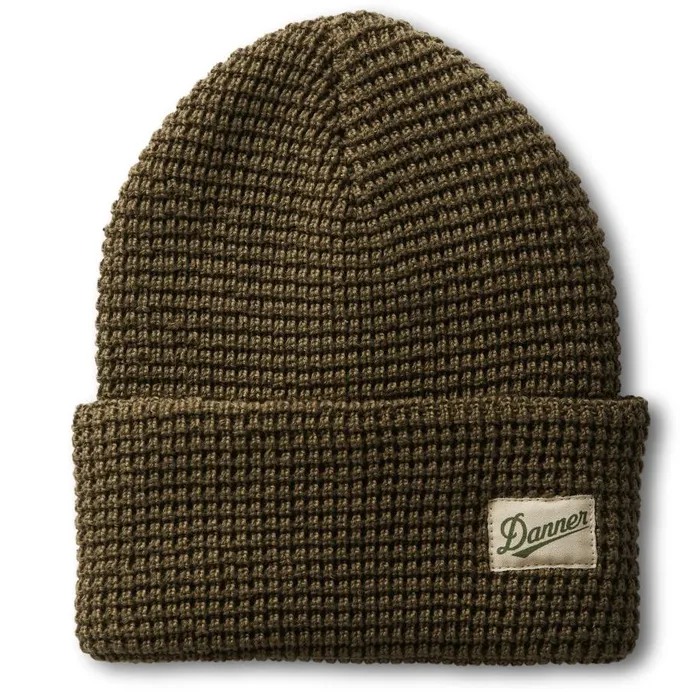 Danner Hats and Beanies Waffle Beanie Olive 8211 MenWomen