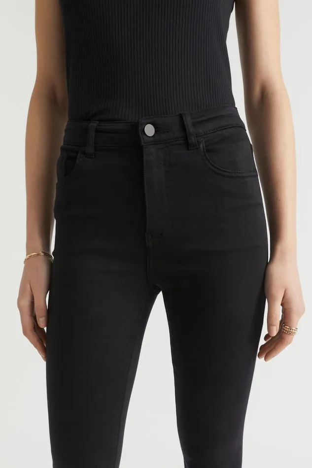Denim Woman Seed Heritage Core High Waist Skinny Jean Black
