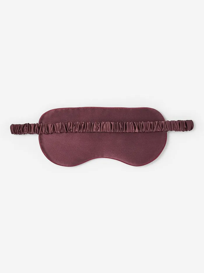 Derek Rose Eye Mask Duke Cashmere Charcoal MenWomen Eye Masks