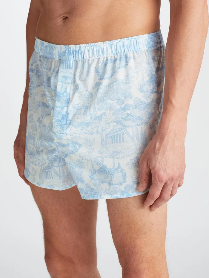 Derek Rose Modern Fit Boxers Ledbury 77 Cotton Batiste White Men Modern Fit Boxer Shorts Derek Rose Modern Fit Boxers Ledbury 77 Cotton Batiste White Men Modern Fit Boxer Shorts