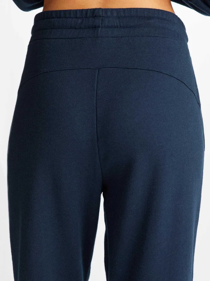 Derek Rose Sweatpants Quinn Cotton Modal Stretch Navy Women Casual Pants