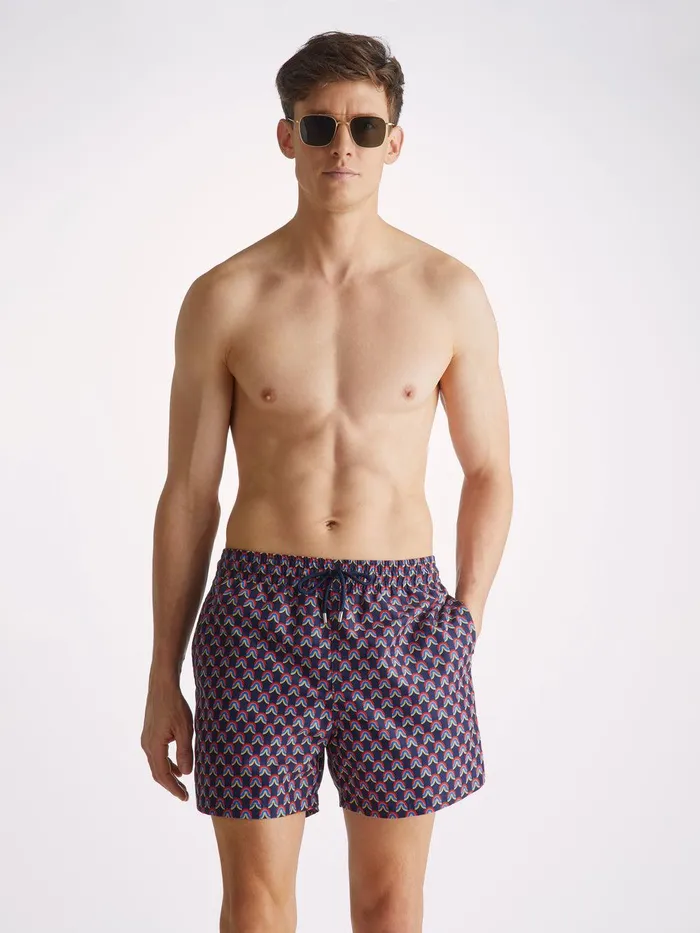Derek Rose Swim Shorts Maui 58 Multi Men Short Length Swim Shorts