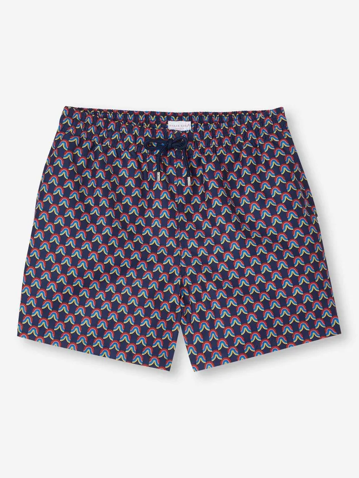 Derek Rose Swim Shorts Maui 58 Multi Men Short Length Swim Shorts