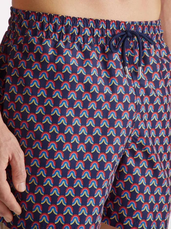 Derek Rose Swim Shorts Maui 58 Multi Men Short Length Swim Shorts