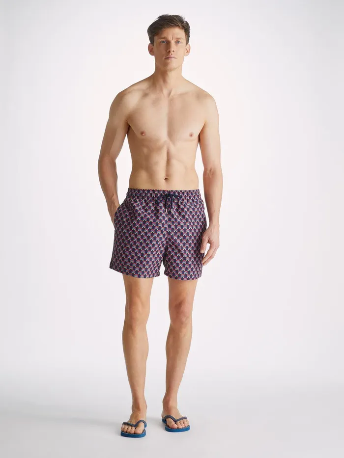 Derek Rose Swim Shorts Maui 58 Multi Men Short Length Swim Shorts