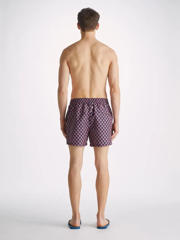 Derek Rose Swim Shorts Maui 58 Multi Men Short Length Swim Shorts