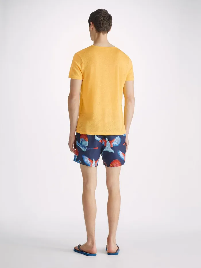 Derek Rose TShirt Jordan Linen Sunflower Men Short Sleeve TShirts