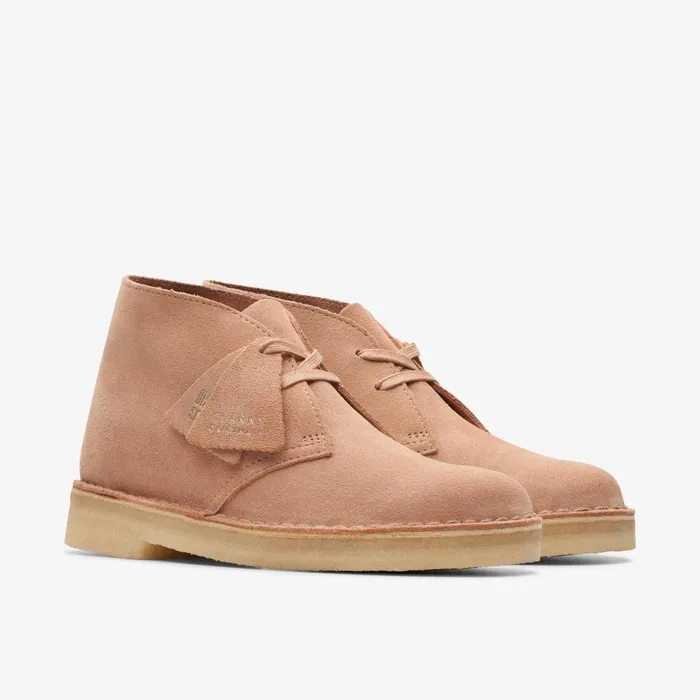 Desert Boot Warm Beige WomenMen Clarks Boots and Booties