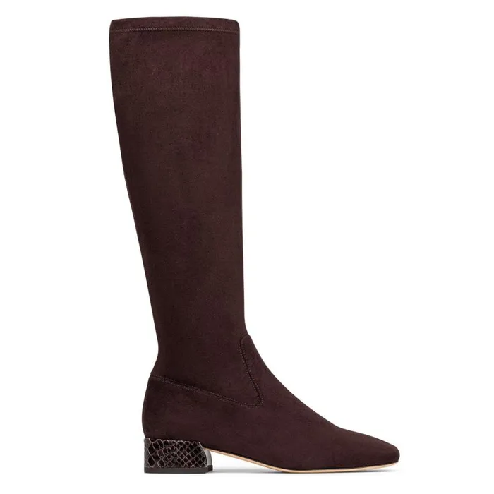 Donald Pliner Boot DOLORES KNEEHIGH Dark Brown Suede 8211 Women