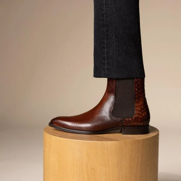 Donald Pliner Boot SLOAN Brown 8211 Men Donald Pliner Boot SLOAN Brown 8211 Men