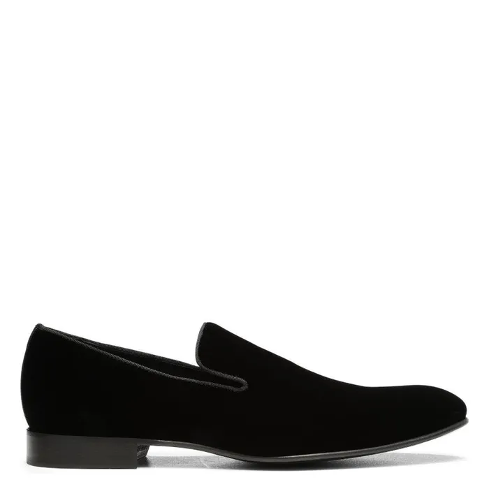 Donald Pliner Dress SPENCER Black Velvet 8211 Men