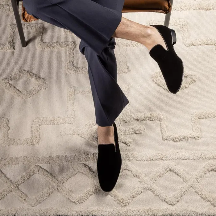 Donald Pliner Dress SPENCER Black Velvet 8211 Men Donald Pliner Dress SPENCER Black Velvet 8211 Men