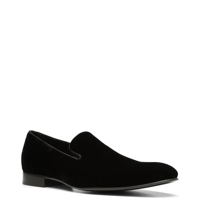 Donald Pliner Dress SPENCER Black Velvet 8211 Men Donald Pliner Dress SPENCER Black Velvet 8211 Men