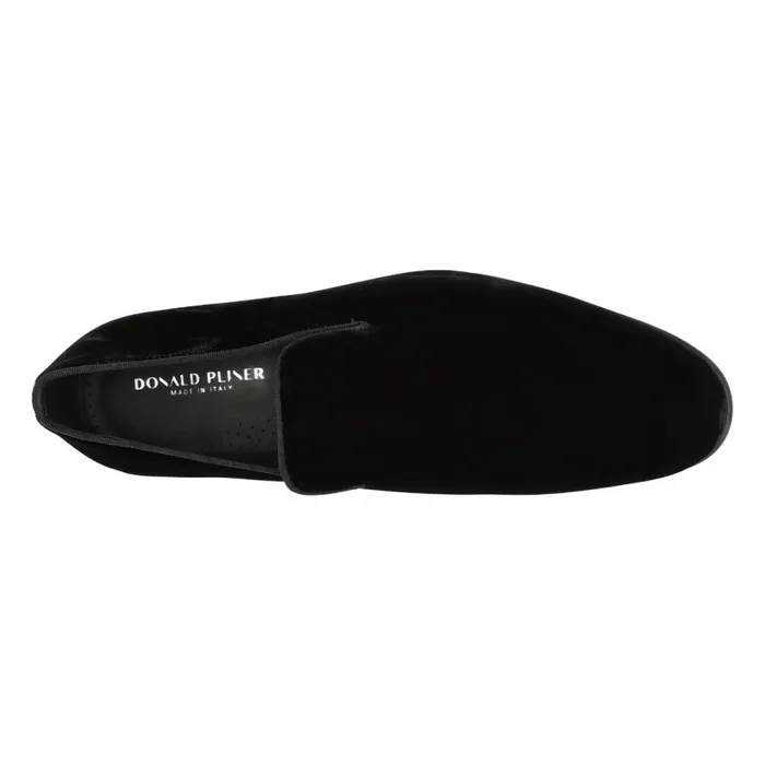 Donald Pliner Dress SPENCER Black Velvet 8211 Men Donald Pliner Dress SPENCER Black Velvet 8211 Men