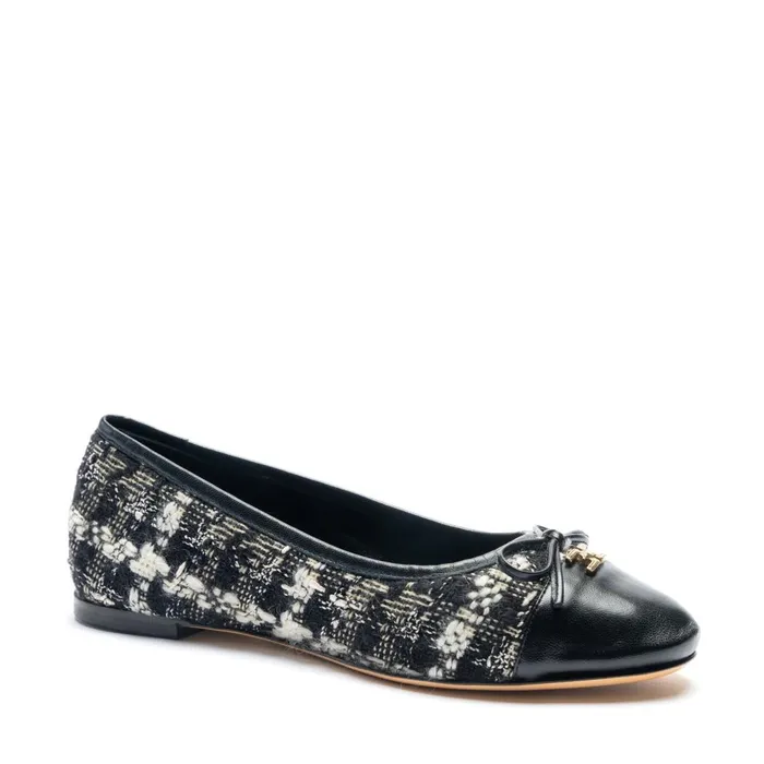 Donatella Ballet Flat Tweed Women Bruno Magli Flats and Loafers
