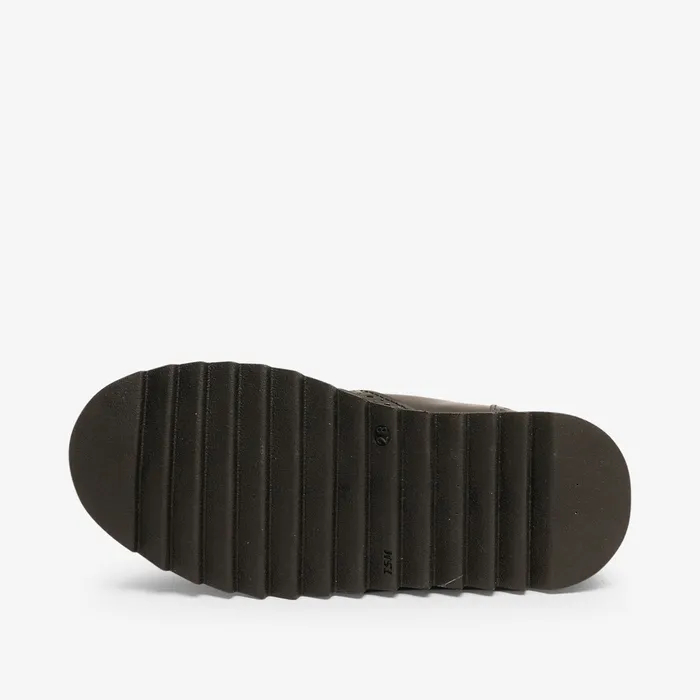 doris tex black polido Black KIDS Winter boots bisgaardshoes