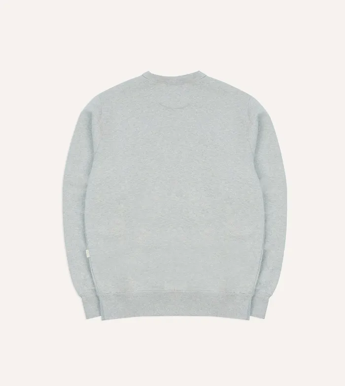 Drake039s Ald Grey Embossed Crewneck Sweatshirt Men Polos and Sweatshirts