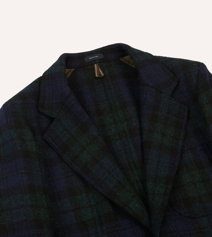 Drake039s Blackwatch Harris Tweed Games Blazer Mk Vii Men Blazers