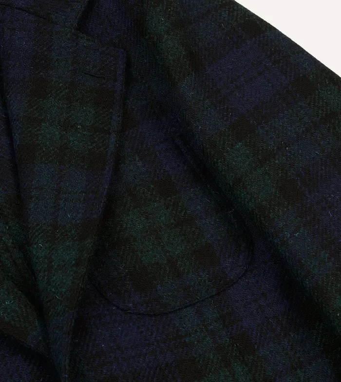 Drake039s Blackwatch Harris Tweed Games Blazer Mk Vii Men Blazers