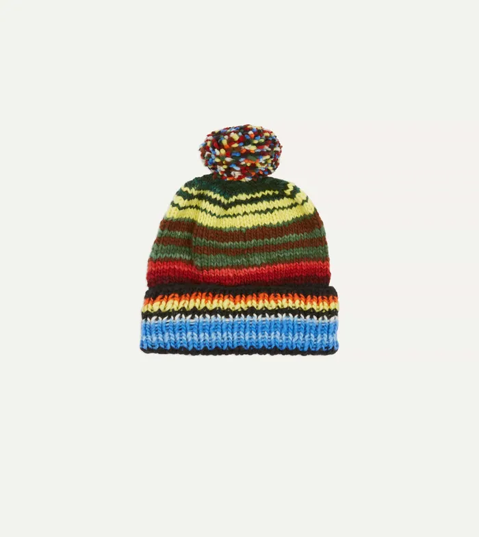 Drake039s Chamula For Green Serape Merino Knit Cap Men Hats