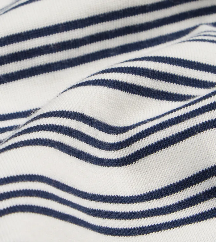 Drake039s Ecru And Navy Triple Stripe Cotton Crew Neck Hiking TShirt Men TShirts