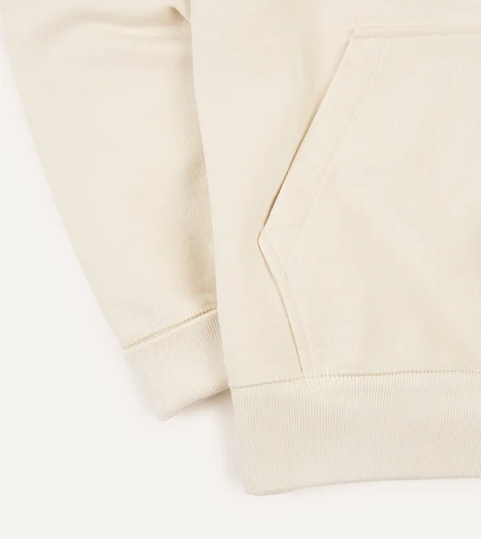 Drake039s Ecru Cotton Quarter Zip Sweatshirt Men Polos and Sweatshirts