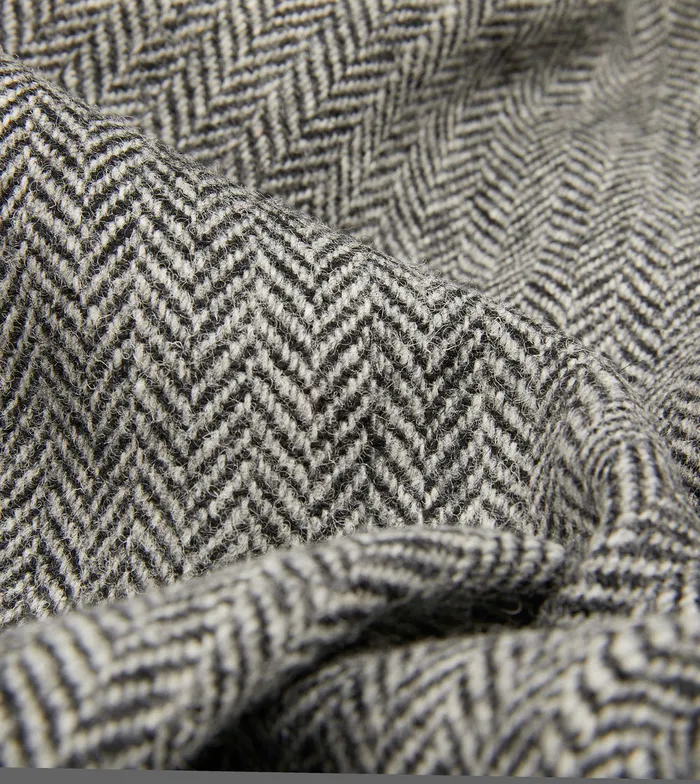 Drake039s Grey Harris Tweed One Pleat Games Trousers Men Trousers