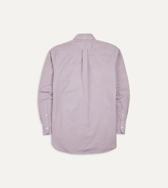 Drake039s Lilac Pinpoint Oxford Cotton Cloth ButtonDown Shirt Men Pinpoint Oxford Shirts