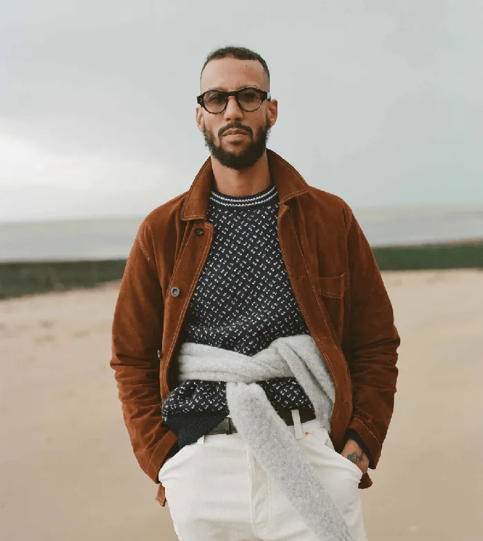Drake039s Norwegian Birdseye Wool Alpaca Crew Neck Jumper Men Knitwear