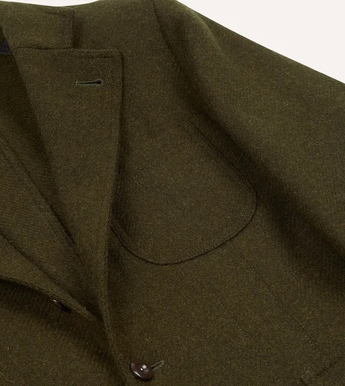 Drake039s Olive Harris Tweed Games Blazer Mk Vii Men Blazers
