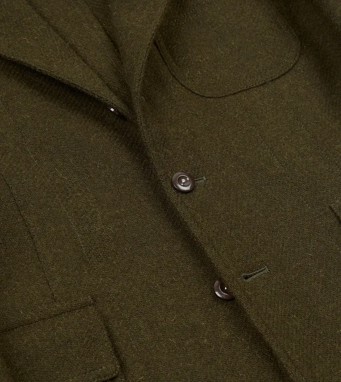 Drake039s Olive Harris Tweed Games Blazer Mk Vii Men Blazers